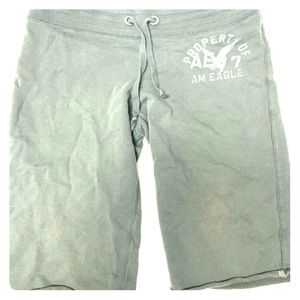 American eagle cut off sweatpants